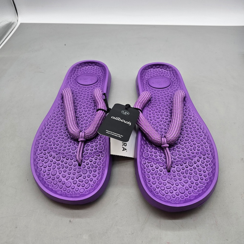 Allbirds Sugar Zeffer Lux Purple SweetFoam Flip Flop Sandals Womens 15 Mens 13